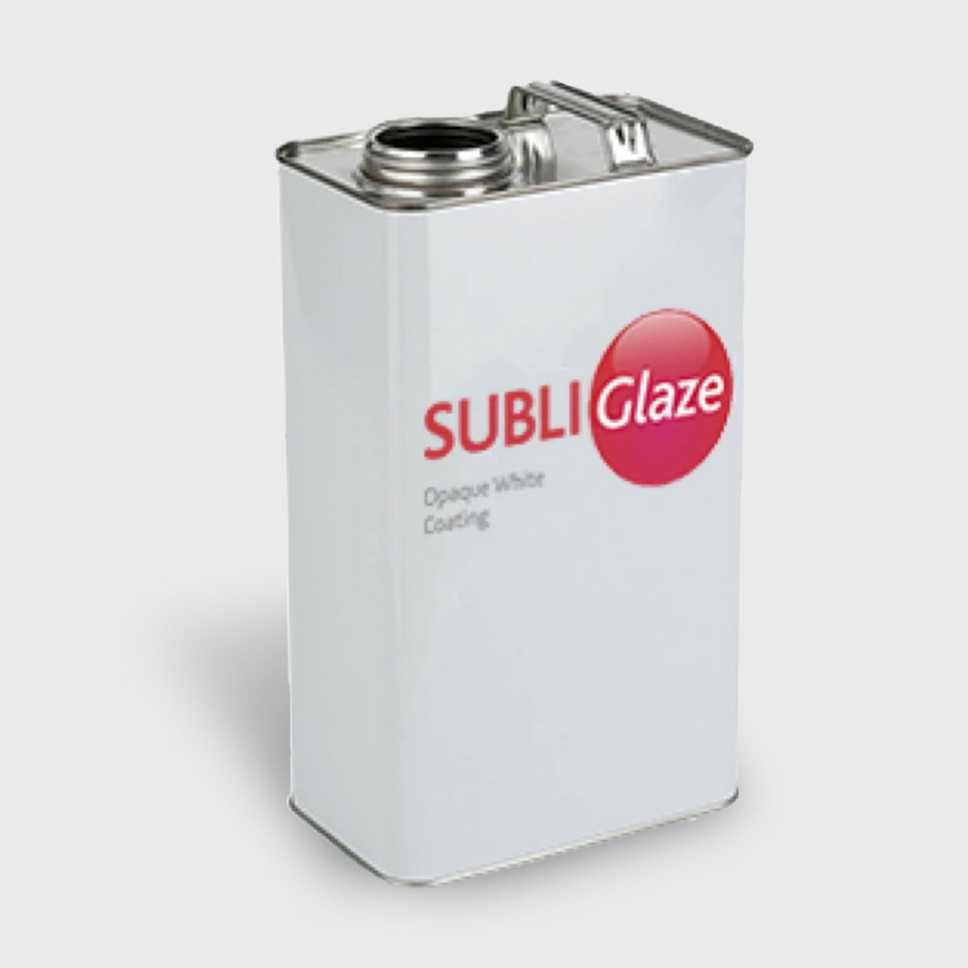 Subli Glaze White Base Coating For Dark Surfaces Industrial Pack Size