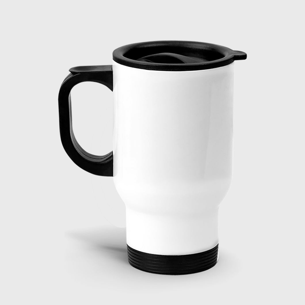 Stainless Steel Travel Mug (White)