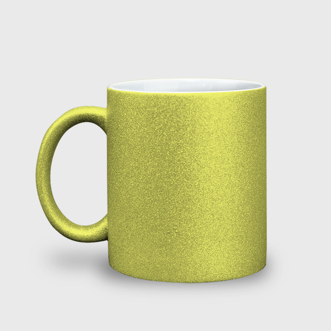 11oz Ceramic Sparkling Mug Gold